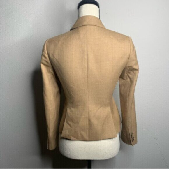 J. Crew Tan Wool Single Breasted Blazer - Picture 9 of 13
